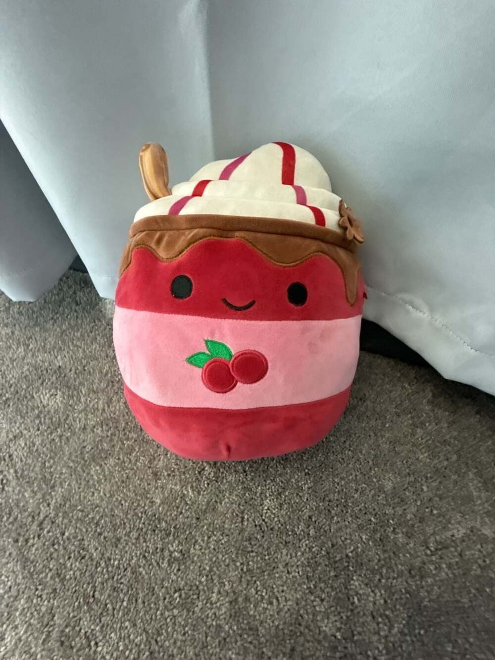 Squishmallows Maude the Cranberry Mocha Hot Chocolate Latte Plush